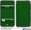 iPod Touch 2G & 3G Skin - Carbon Fiber Green
