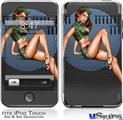 iPod Touch 2G & 3G Skin - Bomber Pin Up Girl