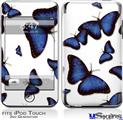 iPod Touch 2G & 3G Skin - Butterflies Blue