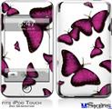 iPod Touch 2G & 3G Skin - Butterflies Purple