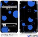 iPod Touch 2G & 3G Skin - Lots of Dots Blue on Black