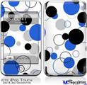 iPod Touch 2G & 3G Skin - Lots of Dots Blue on White