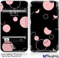 iPod Touch 2G & 3G Skin - Lots of Dots Pink on Black