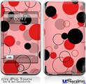 iPod Touch 2G & 3G Skin - Lots of Dots Red on Pink