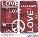 iPod Touch 2G & 3G Skin - Love and Peace Pink