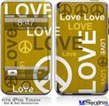 iPod Touch 2G & 3G Skin - Love and Peace Yellow