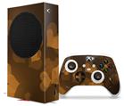 WraptorSkinz Skin Wrap compatible with the 2020 XBOX Series S Console and Controller Bokeh Hearts Orange (XBOX NOT INCLUDED)