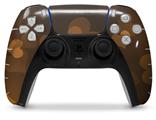 WraptorSkinz Skin Wrap compatible with the Sony PS5 DualSense Controller Bokeh Hearts Orange (CONTROLLER NOT INCLUDED)