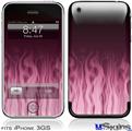 iPhone 3GS Skin - Fire Flames Pink