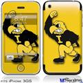 iPhone 3GS Skin - Iowa Hawkeyes Herky on Gold