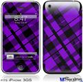 iPhone 3GS Skin - Purple Plaid