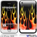 iPhone 3GS Skin - Metal Flames