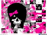 Poster 24"x18" - Scene Girl Skull
