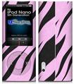 iPod Nano 5G Skin - Zebra Skin Pink