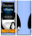 iPod Nano 5G Skin - Penguins on Blue
