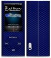 iPod Nano 5G Skin - Carbon Fiber Blue