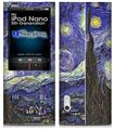 iPod Nano 5G Skin - Vincent Van Gogh Starry Night