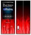 iPod Nano 5G Skin - Fire Flames Red