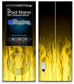 iPod Nano 5G Skin - Fire Flames Yellow