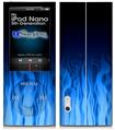 iPod Nano 5G Skin - Fire Flames Blue