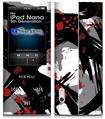 iPod Nano 5G Skin - Abstract 02 Red