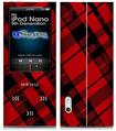 iPod Nano 5G Skin - Red Plaid