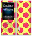 iPod Nano 5G Skin - Kearas Polka Dots Pink And Yellow