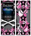 iPod Nano 5G Skin - Pink Bow Skull
