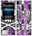iPod Nano 5G Skin - Princess Skull Purple
