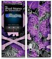 iPod Nano 5G Skin - Purple Girly Skull