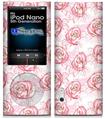 iPod Nano 5G Skin - Flowers Pattern Roses 13