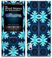 iPod Nano 5G Skin - Abstract Floral Blue