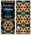 iPod Nano 5G Skin - Floral Pattern Orange