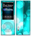 iPod Nano 5G Skin - Bokeh Hex Neon Teal