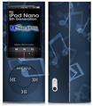 iPod Nano 5G Skin - Bokeh Music Blue