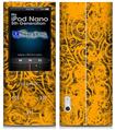 iPod Nano 5G Skin - Folder Doodles Orange