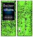 iPod Nano 5G Skin - Folder Doodles Neon Green