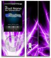 iPod Nano 5G Skin - Lightning Purple