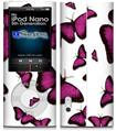 iPod Nano 5G Skin - Butterflies Purple