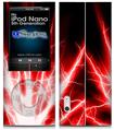 iPod Nano 5G Skin - Lightning Red