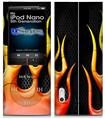 iPod Nano 5G Skin - Metal Flames