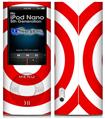 iPod Nano 5G Skin - Bullseye Red and White