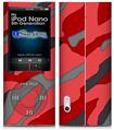 iPod Nano 5G Skin - Camouflage Red