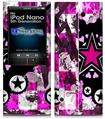 iPod Nano 5G Skin - Pink Star Splatter