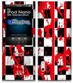 iPod Nano 5G Skin - Checkerboard Splatter