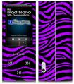 iPod Nano 5G Skin - Purple Zebra
