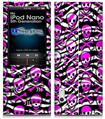 iPod Nano 5G Skin - Zebra Pink Skulls