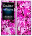 iPod Nano 5G Skin - Pink Plaid Graffiti
