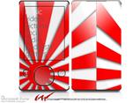 Rising Sun Japanese Red - Decal Style skin fits Zune 80/120GB  (ZUNE SOLD SEPARATELY)