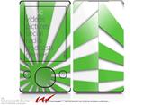 Rising Sun Japanese Green - Decal Style skin fits Zune 80/120GB  (ZUNE SOLD SEPARATELY)